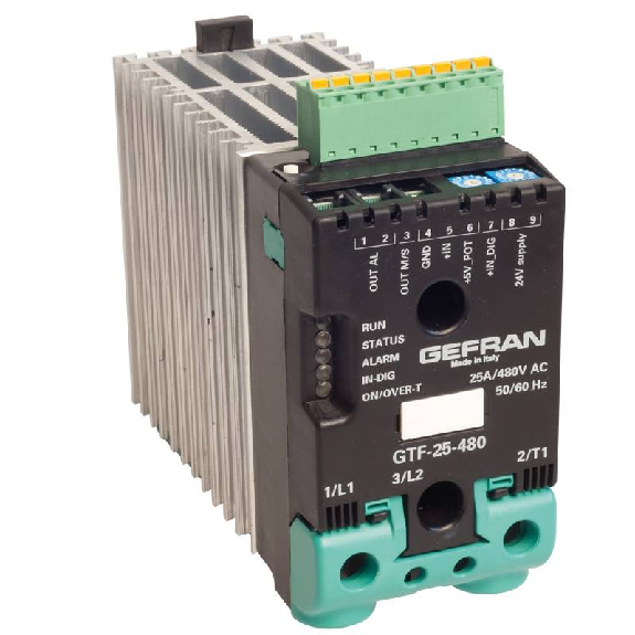 Contrôleur de puissance 40A-480VAC Cde 0-5V, Potentiomètre-Lire la description