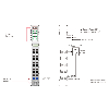 8 sorties analogiques, 0~10V, 12 bits, cage clamp, 10pt