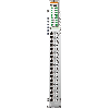 16 sorties numériques, 24VDC/0.3A, sink, cage clamp, 18pt 16 sorties numériques, 24VDC/0.3A, sink, cage clamp, 18pt