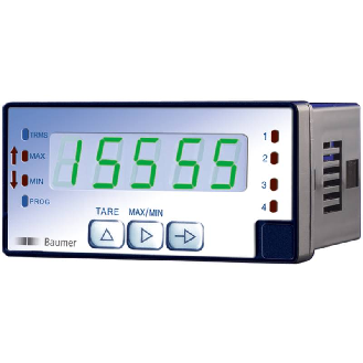 Ind. 48x96 5 digits 14mm S: 4-20mA 2xRelais, 85-265Vac/100-300Vdc-Lire la description