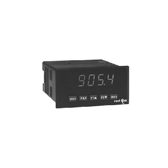 Ind. entrée tension/courant DC 48x96, 85-250Vac, 5 dgt LED rouge 14mm-Lire la description