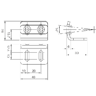 Accessoire Sécurité, 4 supports réglable pour LS-Lire la description