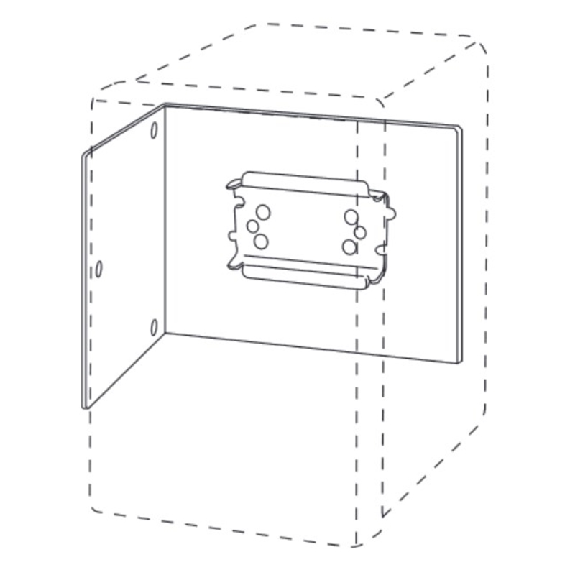 Etrier de fixation pour montage latéral (180 W)-Lire la description