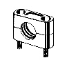 Etrier de fixation pour capteurs M08