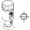 Capteur de débit max. 250 l/min, G 1 ¼