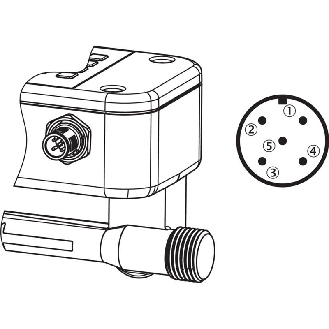 Capteur de débit à ultrasons DN 25, 5 .. 240 l/min, G 1 ¼-Lire la description
