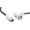 M26 Fem Coudé 12p/M26 Mâle Droit 12p PVC 12 fils <0,75mm² 0,5m