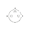SAC-3P- 5,0-PVC/M 8FR