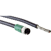 M12 Fem Droit 12p; Câble PUR Blindé 12x0.14 Noir Cpc 20m