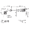 M12A Fem Coudé 3p/M12A Mâle Droit 3p; PUR 3x0,34 Noir 1m