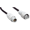 M26 Fem Droit 12p/M26 Mâle Droit 12p PVC 12 fils 0,5m