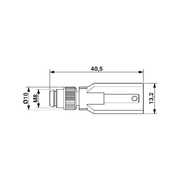 Y-M80A Mâle Droit 3p/2xM08A Fem Droit 3p; PUR Gris-Noir Cpc 1.5m-Lire la description