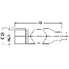M23 Fem Droit 19p; Câble PUR 8x0.5+3x1.0 Gris Cpc 5m