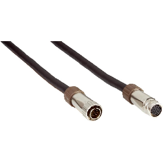 Câble de raccordement M12 Fem Droit 12p/M12 Mâle Droit 12p RS-422 blindé PVC 5m-Lire la description