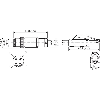 M12 Mâle Droit 4p/RJ45 Mâle Droit Câble CAT5, CAT5e Bleu 2m blindé