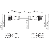 M12A Fem Droit 5p/M12A Mâle Droit 5p; PUR 5x0.34 Noir Cpc 15m