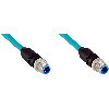 M12D Mâle Droit 4p/M12D Mâle Droit 4p; Câble TPE 4 fils CPC Robot 40m
