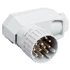 M26 Mâle Coudé 12p; Bornes à sertir 0,5-1,5mm²