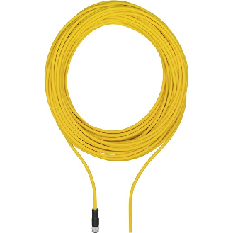 M12A Fem Droit 8p; Câble PUR Jaune Cpc 20m-Lire la description