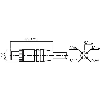 M12B Mâle Droit 5p; Câble PUR 2 fils Cpc 10m Profibus DP