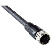 M12A Fem Droit 5p; Câble PUR Blindé Noir Cpc 10m