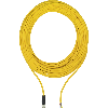 M12A Fem Droit 8p; Câble PUR 8x0.25 Jaune Cpc 5m