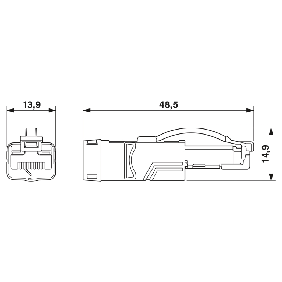 M12D Mâle Droit 4p/RJ45 Mâle Droit 4p; PVC Blindé Vert 2m Profinet-Lire la description
