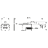M12D Mâle Droit 4p/RJ45 Mâle Droit 4p; PVC Blindé Vert 2m Profinet