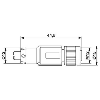 M12A Fem Droit 12p; Câble PVC 12x0,14 Noir 3m