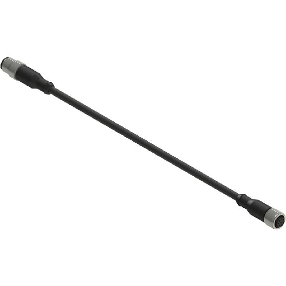 M12A Fem Droit 8p/M12A Mâle Droit 8p; Câble 3m M12A Fem Droit 8p/M12A Mâle Droit 8p; Câble 3m-Lire la description