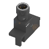 DPM Vérins PNP NO 33,5x5x33,5mm 10-30Vdc / M12 4P
