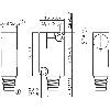 DPM Rect. NPN NO P60mm (MAG-3010-B) Plast. 10-30Vdc / M08 3P