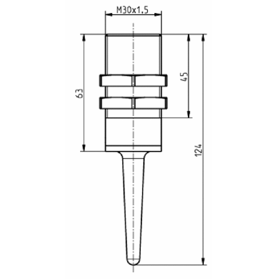 Capteur magnétique M30 sWave 868,3 MHz, Reed 1NO Inox Capteur magnétique M30 sWave 868,3 MHz, Reed 1NO Inox-Lire la description
