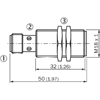 DPM M18 PNP NF P70mm 10-30VDC / M12 4P-Lire la description