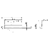 DPM Vérins Divers PNP NO 25.5x3x4.5mm 10-30Vdc / Câble 3m PUR