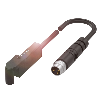 DPM Vérins NPN NO 33.5x5x10.5 10-30Vdc / M08 3P+C0.2m PUR