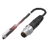 DPM Vérins Divers PNP NO 25.5x3x4.5mm 10-30Vdc / M08 3P+C0.3m PUR