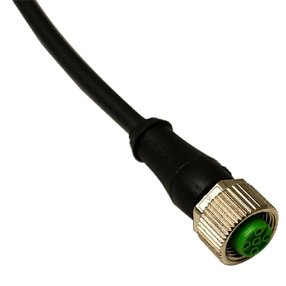 M12A Fem Droit 5p; Câble PVC 50m-Lire la description