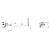 M12A Fem Droit 5p; Câble PUR Soudage 4x0.34 Noir Cpc 1m