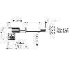 M12A Fem Coudé 5p; Câble PUR 5x0,34 Cpc Noir 2m