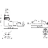 M12 Mâle Coudé 4p/RJ45 Mâle Droit 8p Câble PUR Bleu 2m Blindé