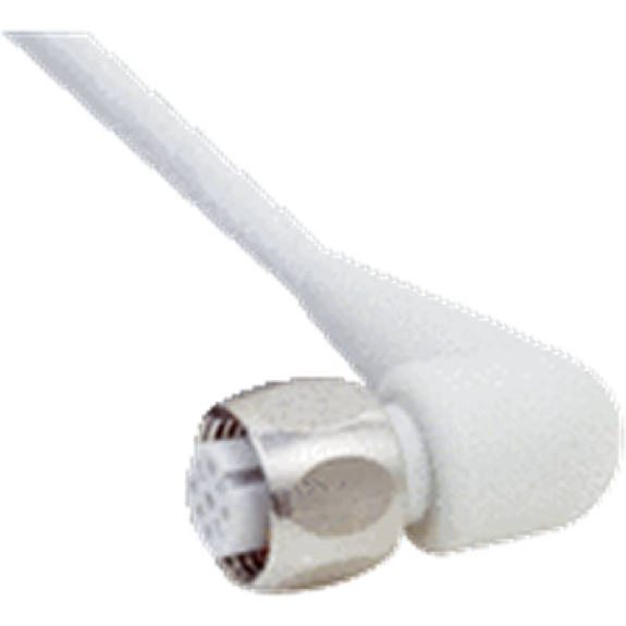 M12A Fem Coudé 4p Inox V4A F&B; Câble PP 4x0.34 Gris 5m-Lire la description