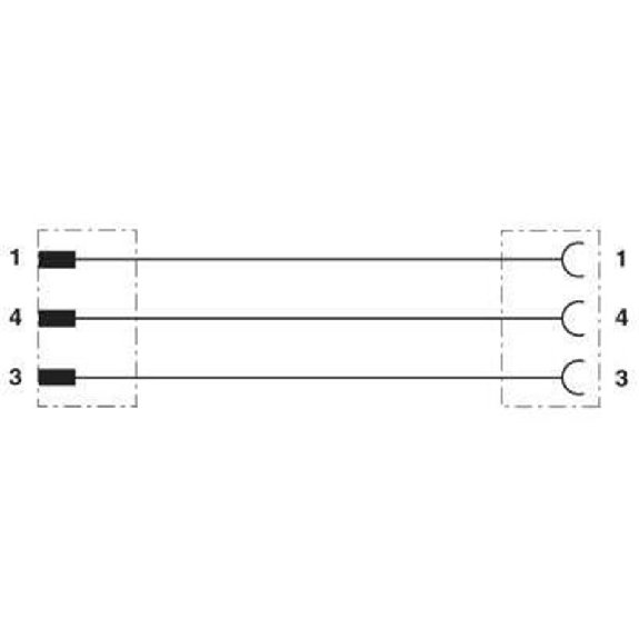 M08A Fem Coudé 3p/M08A Mâle Coudé 3p; Câble PUR 3x0,25 Gris Cpc 0.3m M08A Fem Coudé 3p/M08A Mâle Coudé 3p; Câble PUR 3x0,25 Gris Cpc 0.3m-Lire la description