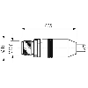 M12A Fem Droit 6p/M12A Mâle Droit 6p; PUR Blindé Vert Cpc 30m