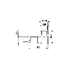 M08A Fem Coudé 3p LED (x2); Câble PUR Gris/Noir 10m