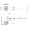 M12A Fem Coudé 5p; Câble PUR 5x0.34 Noir Cpc 5m