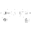 M12D Mâle Droit 4p/RJ45 Mâle Droit 4p; Câble TPE Blindé 4xAWG24 15m