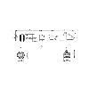 M12D Mâle Droit 4p/RJ45 Mâle Droit 4p TPE 4xAWG24 Turquoise Cpc 0,6m