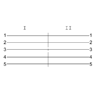 M12A Fem Droit 5p/M12A Mâle Droit 5p; Câble PUR 5x0.34 Noir Cpc 2m-Lire la description