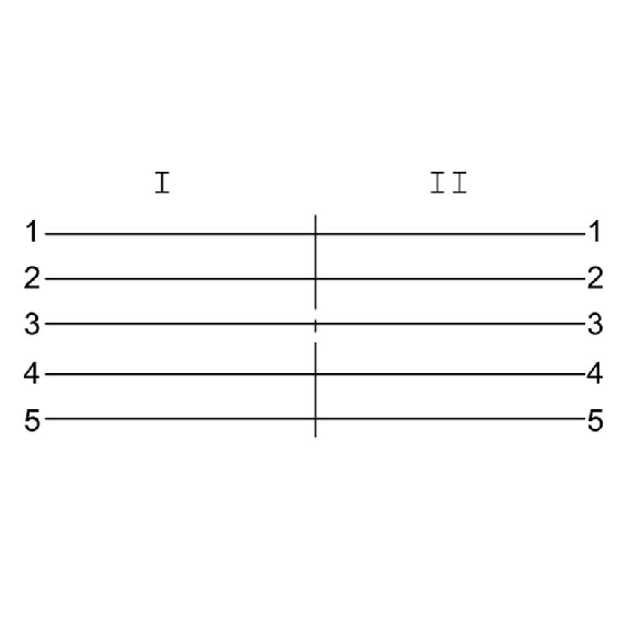 M12A Fem Droit 5p/M12A Mâle Droit 5p; Câble PUR 5x0.34 Noir Cpc 2m-Lire la description